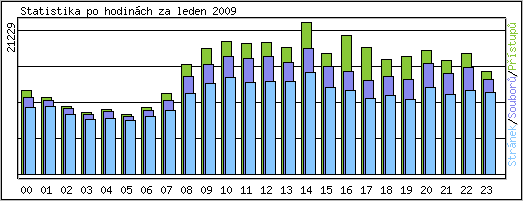 Statistika po hodinch