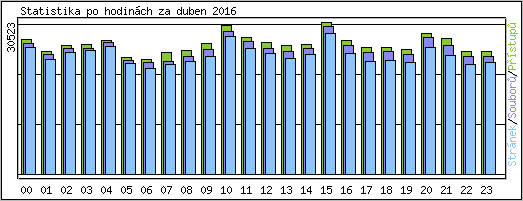 Statistika po hodinch