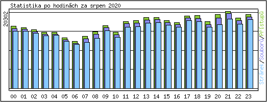 Statistika po hodinch