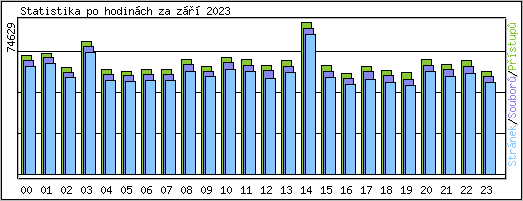 Statistika po hodinch